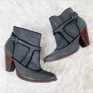 Anthropologie Schuler & Sons Ankle Booties Leather
